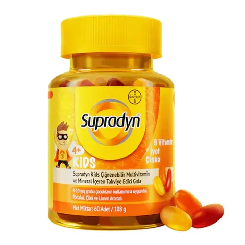 Supradyn Kids Kaubonbons Vitamine 60 Stück
