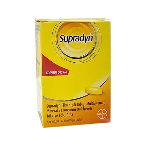 Supradyn Coenzym Q10 Tabletten - Energie- & Gesundheitsunterstützung 30 Stück