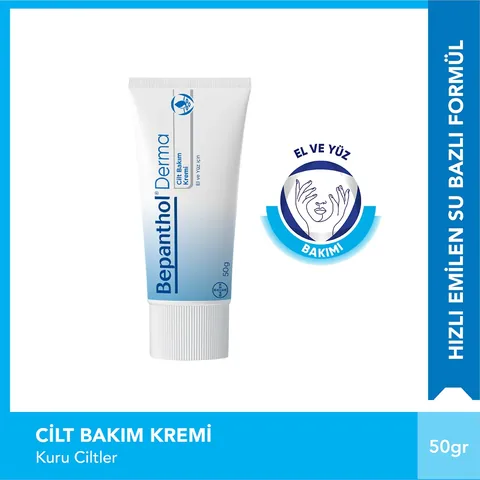 Bepanthol For Hand and Face Moisturizing Skin Care Cream 50 gr
