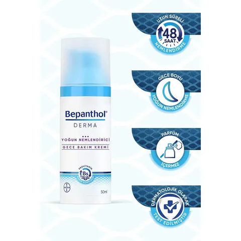 Bepanthol Derma Intensive Moisturizing Night Care Cream 50 ml