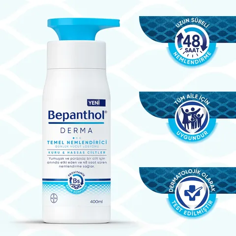 Bepanthol Derma Essential Moisturizing Daily Body Lotion 400 ml