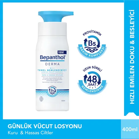 Bepanthol Derma Essential Moisturizing Daily Body Lotion 400 ml