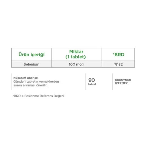 Dynavit Selen 100 mcg - 90 Tabletten für Immun- &amp; Schilddrüsengesundheit