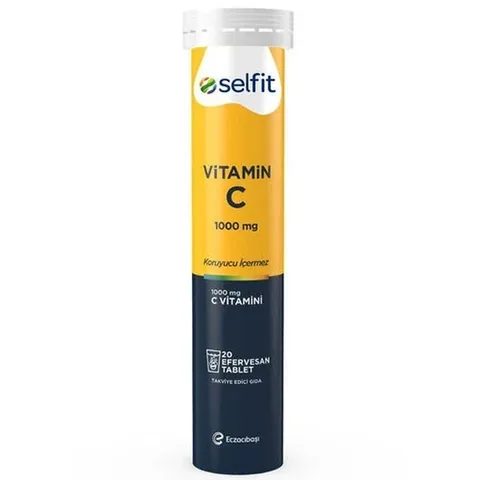 Selfit سيلفيت فيتامين سي 1000 ملغ 20 قرصًا فوارًا