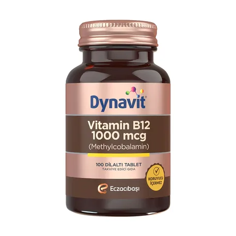 Eczacıbaşı Dynavit Vitamin B12 1000 mcg Food Supplement 100 tablets