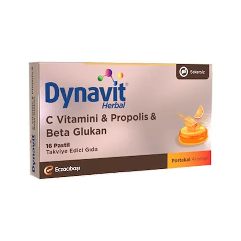 Dynavit Kräuter Vitamin C Pastillen mit Propolis & Beta