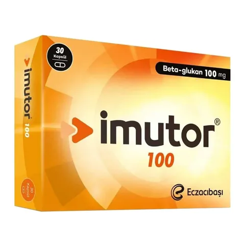Imutor Beta Glukan 100 mg - Immununterstützung Kapseln (30 Stk)