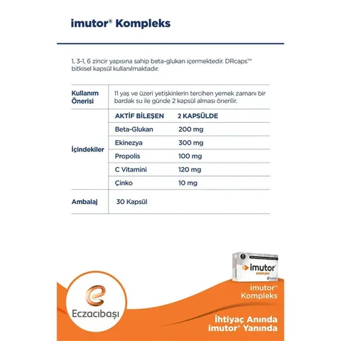 İmutor Complex 30 capsules