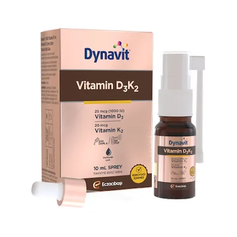 Dynavit دينافيت فيتامين د3 ك2 بخاخ 10 مل