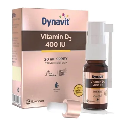 Dynavit مكمل غذائي دينافيت فيتامين د3 400 وحدة دولية 20 مل