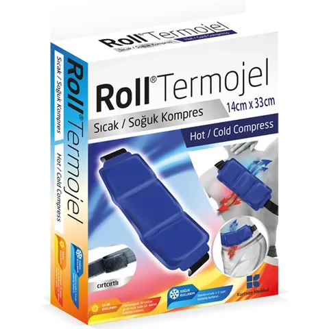 Roll Thermogel Klettverschluss Wärme- und Kältekompresse 14x33 cm