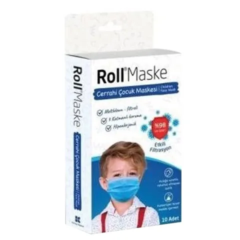 Rollmasken Kinder 10er-Pack - Atmungsaktiv & Bequem