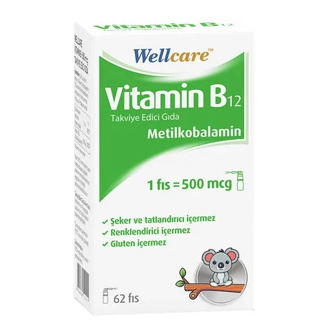 Wellcare Vitamin B12 500 mcg 5 ml - 62 puffs