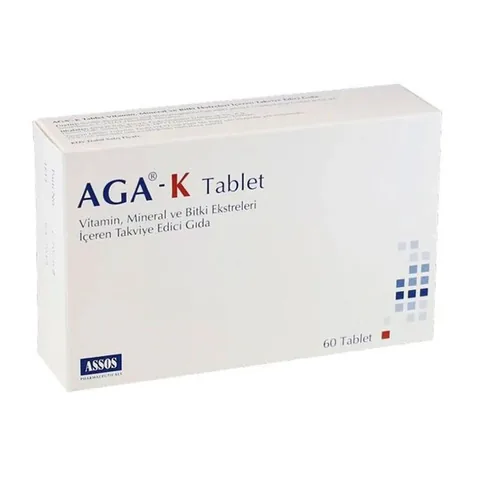 AGA مكمل غذائي آغا-ك 60 قرصًا