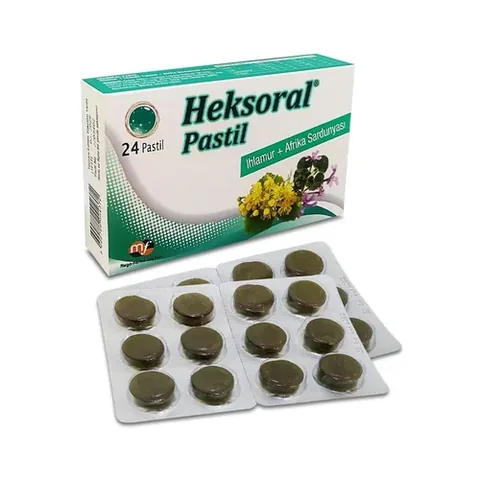 Mega-Farma ميجا فارما هيكسورال باستيل الزيزفون وإبرة الراعي الأفريقية 24 قطعة