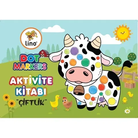 Lino Farm Punktmarker Malbuch für Kinder
