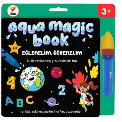 Lino Aqua Magic Malbuch - Spaß & Wiederverwendbares Lernwerkzeug