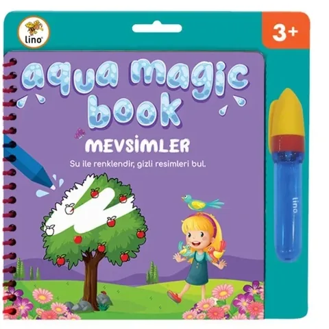 Lino Aqua Magic Malbuch: Wiederverwendbarer Spaß für Kinder