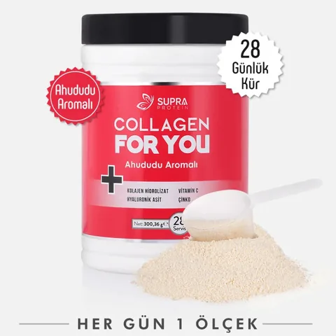 Supra Protein Collagen For You Raspberry Flavored Supplement 293 g