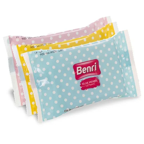 Benri Mini Wet Pocket Wipes 3-Pack