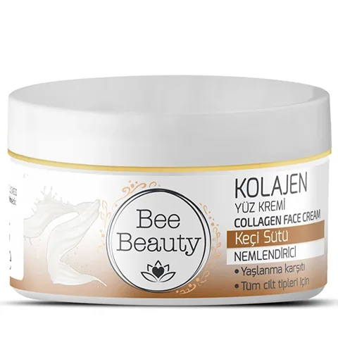 Bee Beauty كريم الوجه بالكولاجين من حليب الماعز من بي بيوتي مرطب مضاد للشيخوخة