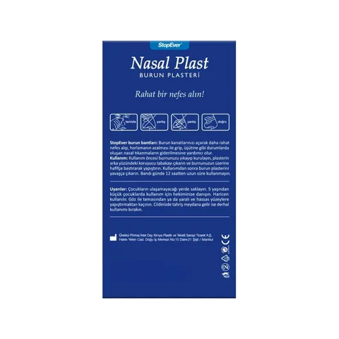 Stopever Nasal Strips Large Size 10 pcs
