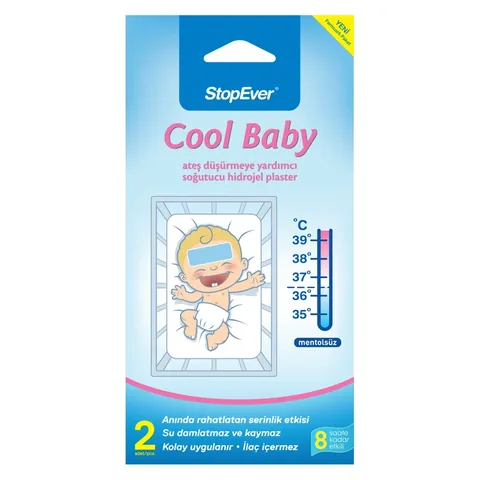 Гидрогелевый пластырь для снижения температуры Stopever Cool Baby