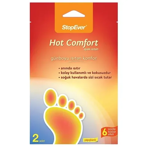 StopEver 2er-Pack Fußwärmepads - 6 Stunden Wärme