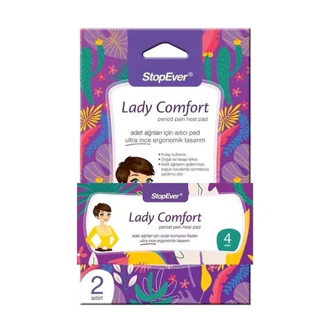 Stop Ever Menstruationsschmerzlinderungs-Wärmeumschlag 4er-Pack