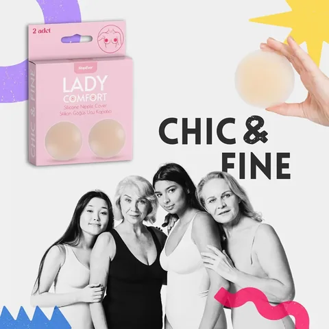 Силиконовые накладки на соски Stopever Lady Comfort 2 шт.