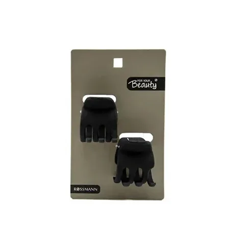 Klammer 2 Stück: Kleine schwarze Schnalle von For Your Beauty