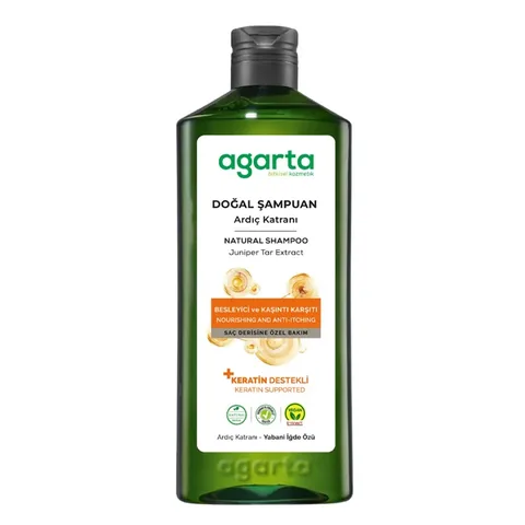 Agarta Wacholderteer- und Keratin-Shampoo 400ml