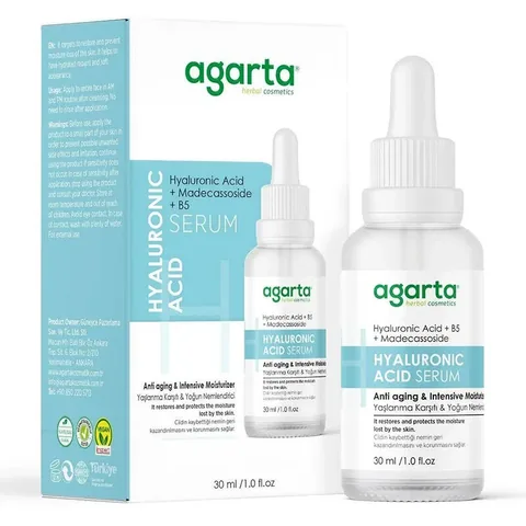 Agarta Hyaluronic Acid Serum Anti-aging &amp; Intensive Moisturizer 30 ml