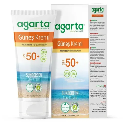 Agarta Natural Sun Cream 50 spf 100 ml