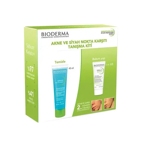 Bioderma Sebium Intro Kit für fettige Haut zur Mitesserbekämpfung