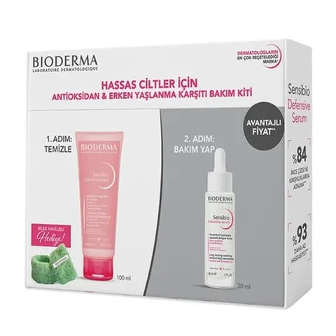 Набор средств против старения для чувствительной кожи от Bioderma
