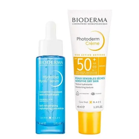 Набор сыворотка Bioderma Hydrabio Hyalu и крем Photoderm SPF 50