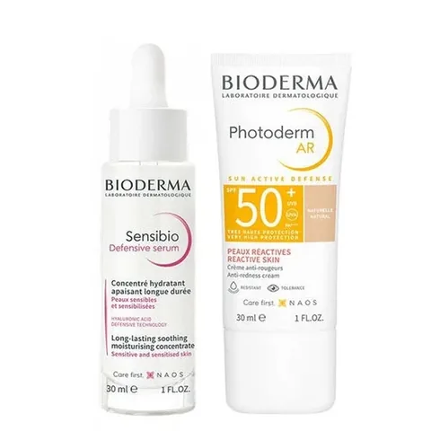 Биодерма Сензибио Сыворотка и Фотодерм АР Крем SPF 50 Дуа