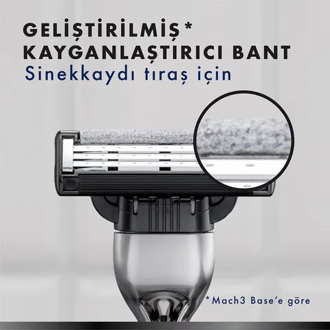 Gillette Mach3 Rasierklingen - 3 Stahlklingen