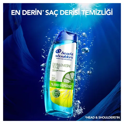 Head &amp; Shoulders Deep Clean Oil Control Anti-dandruff Shampoo 300 ml
