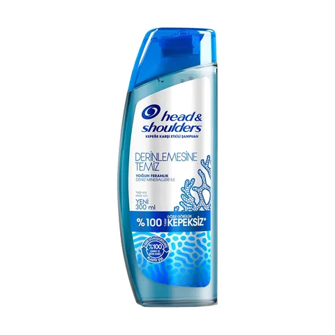 Head & Shoulders شامبو هيد آند شولدرز المضاد للقشرة لتنظيف فروة الرأس بعمق وإزالة السموم 300 مل