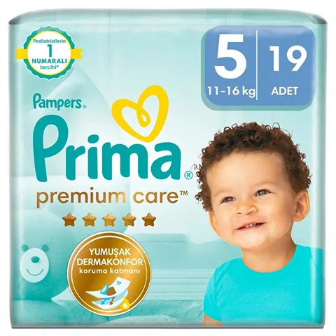 Prima Premium Care Diaper 5 size 19 pcs