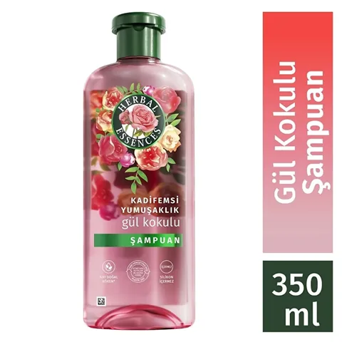 Herbal Essences شامبو هيربل إسنسز برائحة الورد ونعومة مخملية 350 مل