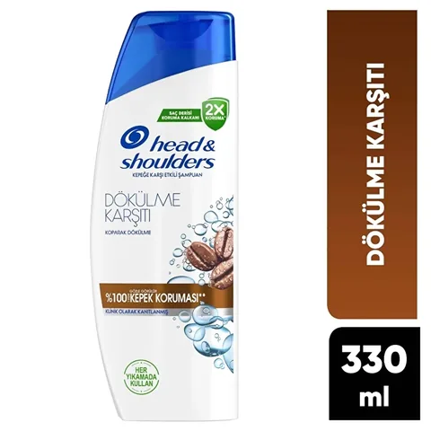 Head &amp; Shoulders شامبو هيد آند شولدرز المضاد لتساقط الشعر بالكافيين الفعال 330 مل