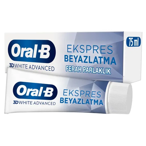 Oral-B معجون أسنان أورال-بي برو 3 دي وايت المتقدم لتبييض الأسنان وإشراقة منعشة 75 مل