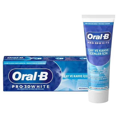 Oral-B Toothpaste Pro 3D White For Tea and Coffee Drinkers 75 ml