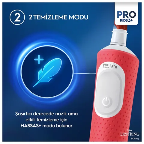 Oral-b Pro D103 lion King Rechargeable Toothbrush And Travel Case