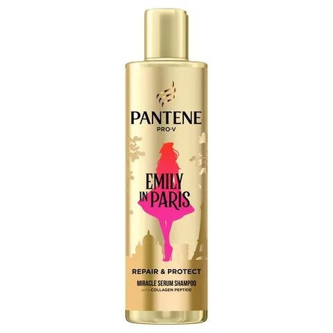 Pantene شامبو بانتين ميراكل سيروم لإصلاح وحماية الشعر من إميلي إن باريس، سلسلة خاصة، 250 مل