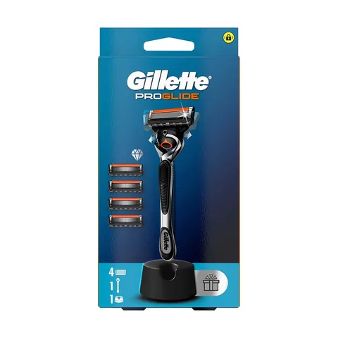 Gillette ماكينة حلاقة جيليت بروجلايد + مجموعة شفرة احتياطية