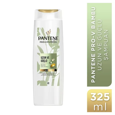 Pantene شامبو بانتين برو-في ميراكلز بالخيزران والبيوتين 325 مل